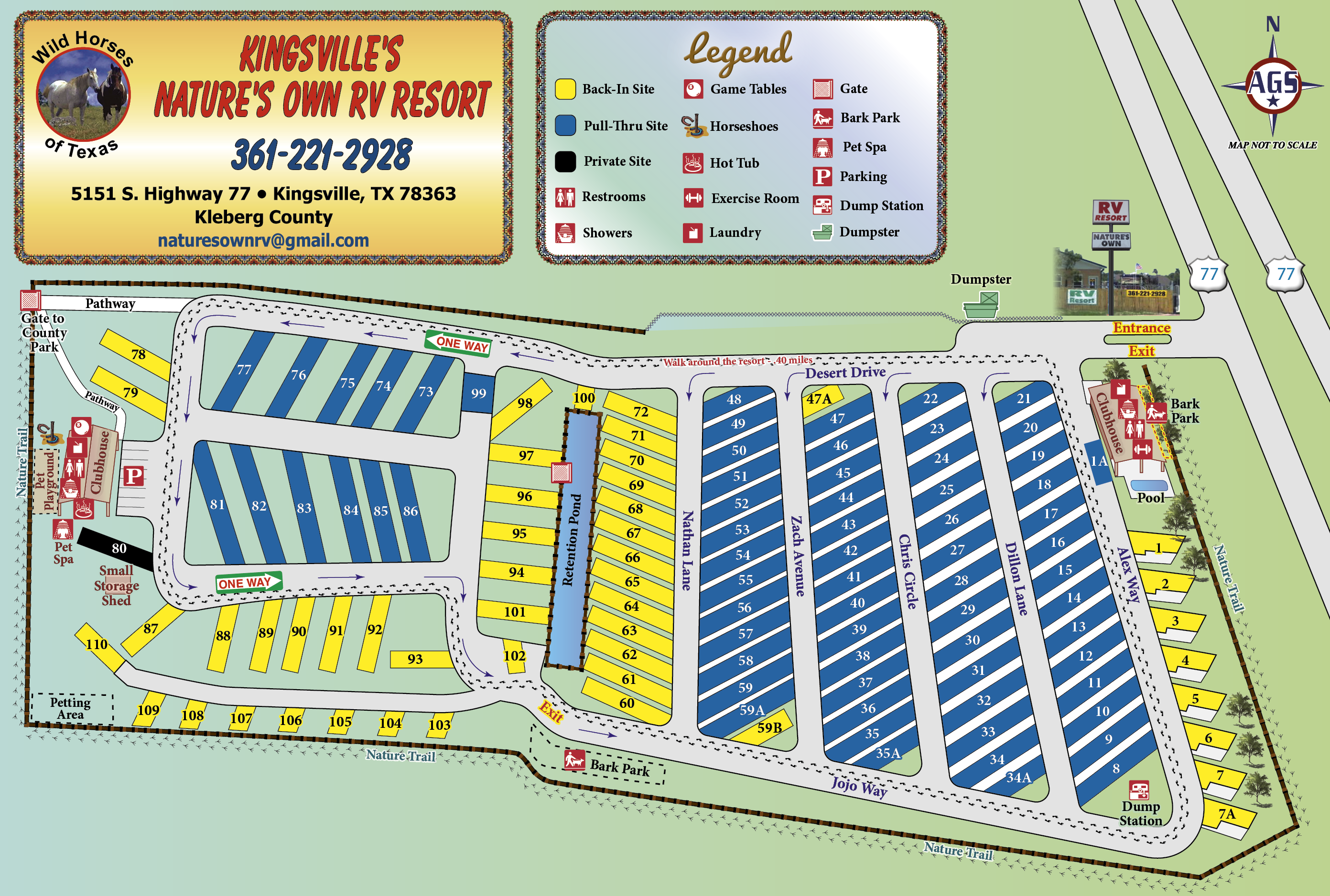 Nature's Own RV Resort Kingsville, TX Campground Reviews